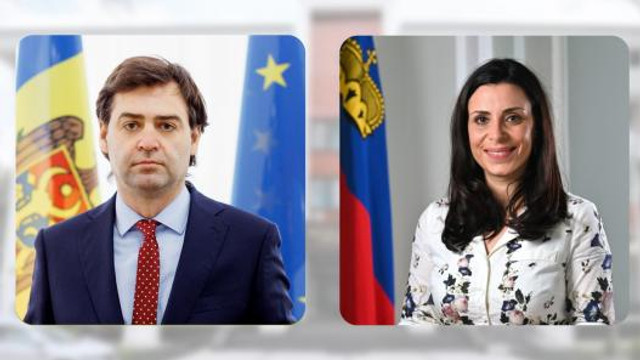Ministra de Externe a Principatului Liechtenstein, Dominique Hasler, efectuează o vizită în Republica Moldova

