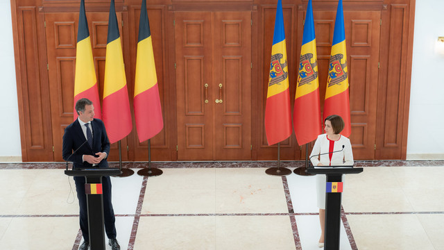 Prim-ministrul Belgiei: „R.Moldova privește spre Occident, spre lumea liberă și trebuie să fie parte a lumii libere”