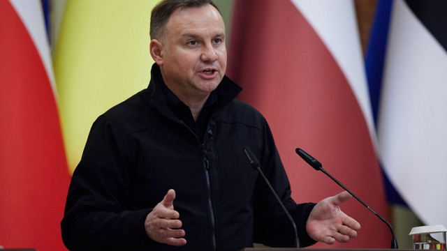 Președintele Poloniei: Rusia duce un război total. Ucraina suferă și sângerează. Are nevoie de sprijin politic, dar și material
