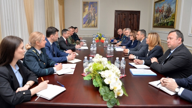 Delegația Comisiei pentru apărare, ordine publică și siguranță națională din România, în vizită la Ministerul Apărării
