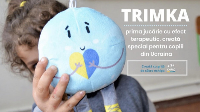 Jucării create special pentru copii din Ucraina, oferite de echipele mobile CNPAC