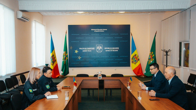 Șeful Poliției de Frontieră, Rosian Vasiloi, a discutat cu reprezentantul Comisiei pentru apărare, ordine publică și siguranță națională a Parlamentului României, Bogdan Boureanu 