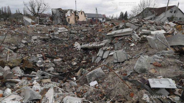 Ucraina: Un atac cu rachete a avariat infrastructura orașului Brovarî de lângă Kiev