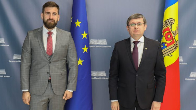 Președintele Parlamentului Igor Grosu a discutat cu europarlamentarul Andrey Novakov