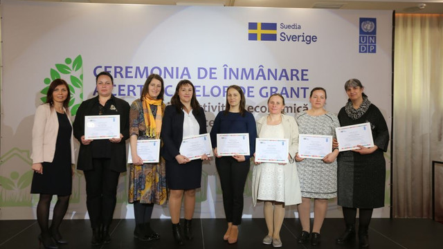 64 de femei lansează afaceri prietenoase mediului, cu ajutorul Suediei și al PNUD 


