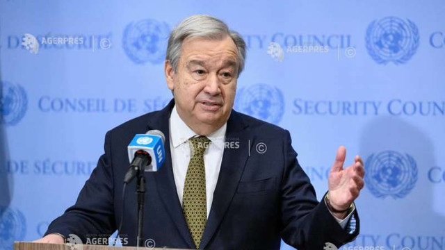 Secretarul general al ONU cere o ''pauză umanitară'' de patru zile în Ucraina de Paștele ortodox