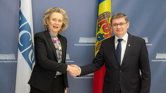 Președintele Parlamentului, Igor Grosu, a discutat cu președintele Adunării Parlamentare a OSCE, Margareta Cederfelt