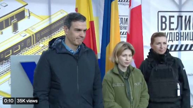 Premierii Spaniei și Danemarcei se ală în vizită la Kiev