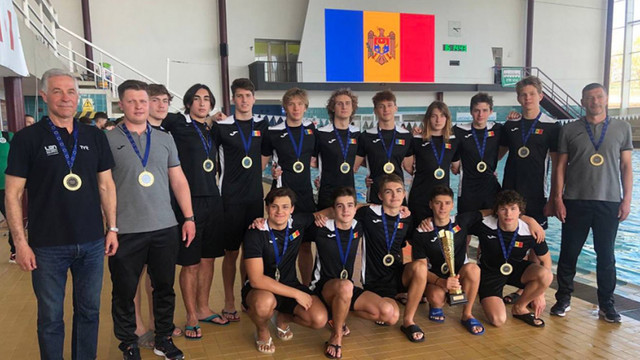 Naționala Under 17 de polo pe apă a câștigat turneul din Cehia