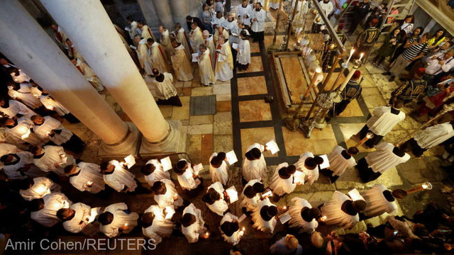 Mii de credincioși sunt așteptați în Ierusalim pentru a sărbători Paștele Ortodox, fără restricții