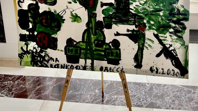 Președinția găzduiește o expoziție temporară de artă. Tablourile sunt realizate de către copiii din familiile de refugiați ucraineni