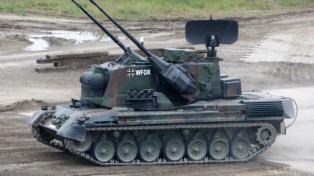 Germania va livra armament greu Ucrainei: sisteme antiaeriene Gepard
