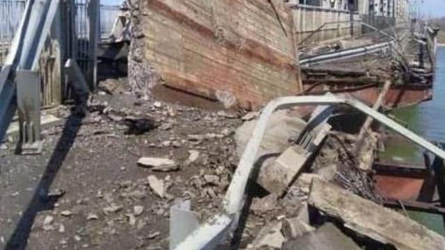 O rachetă a distrus podul peste Nistru din regiunea Odesa
