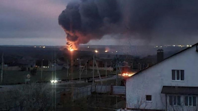 Explozii în orașul rus Belgorod, aproape de granița cu Ucraina, un depozit de muniții a luat foc