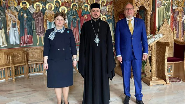 Ambasadorul României în Republica Moldova, Daniel Ioniță, vizită la Episcopia Basarabiei de Sud
