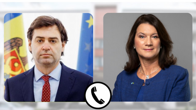 Vicepremierul Nicu Popescu a avut o convorbire telefonică cu Ann Linde, ministrul suedez de externe