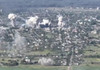 VIDEO Bombardamente puternice în centrul orașului Lîman din Donețk și suspiciuni că rușii ar fi folosit arme termobarice
