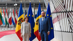 Președinta Maia Sandu s-a întâlnit, la Bruxelles, cu președintele Consiliului European, Charles Michel 