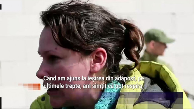 VIDEO | Civilii care s-au adăpostit la Azovstal au văzut lumina zilei după mai multe săptămâni: Am ajuns la ieșire și am simțit că pot respira