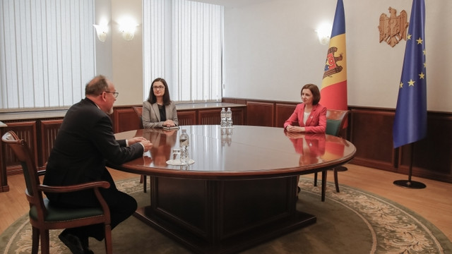 Președinta Maia Sandu a discutat cu ambasadorul României la Chișinău, Daniel Ioniță
