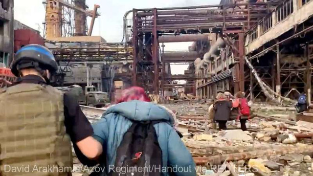 ONU anunță că 101 persoane au fost evacuate în weekend din oțelăria Azovstal din Mariupol