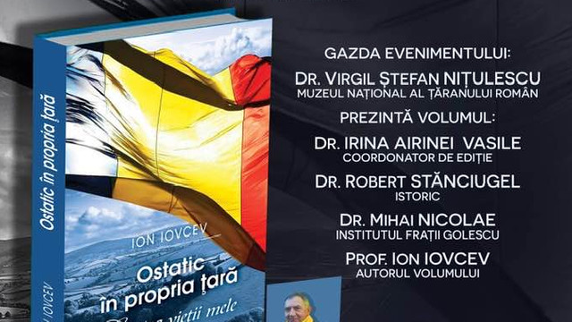 „Ostatic în propria țară. Cartea vieții mele” - autobiografia profesorului Ion Iovcev va fi lansată la București