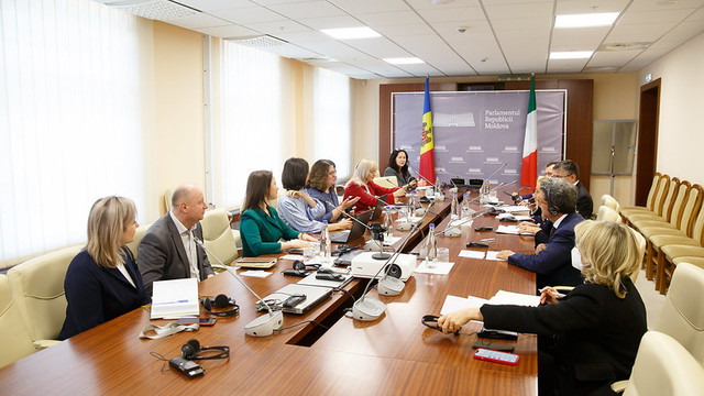 Grupurile parlamentare de prietenie R. Moldova - Italia s-au întâlnit la Chișinău