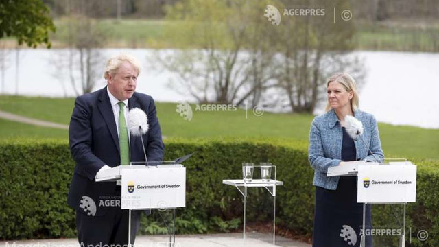 Suedia și Marea Britanie au semnat un acord de apărare reciprocă, înaintea deciziei Stockholmului privind aderarea la NATO