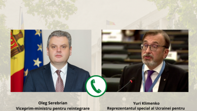 Oleg Serebrian a discutat cu reprezentantul special al Ucrainei pentru reglementarea transnistreană