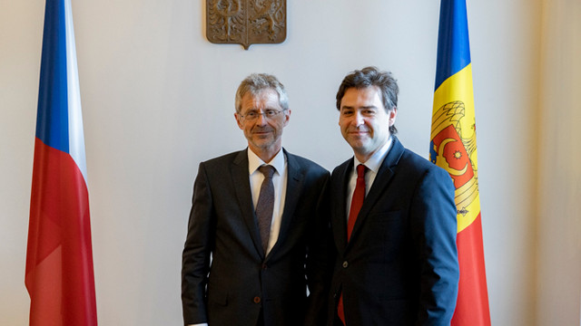 Integrarea europeană a R. Moldova - prinicpalul subiect al discuției ministrului de Externe, Nicu Popescu, cu președintele Senatului Parlamentului de la Praga