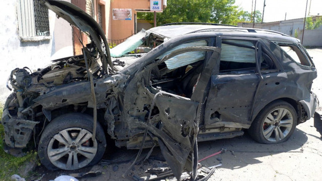 Explozie a unei mașini-capcană în centrul orașului ucrainean Melitopol, aflat sub ocupație militară rusă