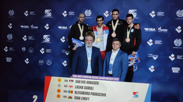 Pugilist din R. Moldova, premiat cu bronz la Campionatul European