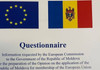 Întrebările din chestionarul de aderare la UE și răspunsurile oferite de Republica Moldova au fost publicate astăzi pe pagina web a Guvernului