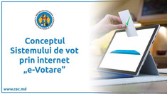 Conceptul sistemului de vot prin internet „e-Votare” a fost aprobat de CEC