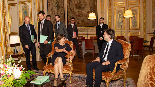 Nicu Popescu a discutat cu ministra pentru Europa și afaceri externe a Franței, Catherine Colonna