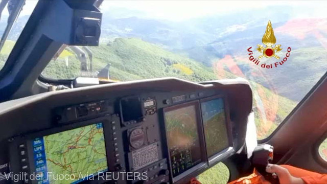 Italia: Cinci persoane au decedat din cauza prăbușirii unui elicopter în nordul țării