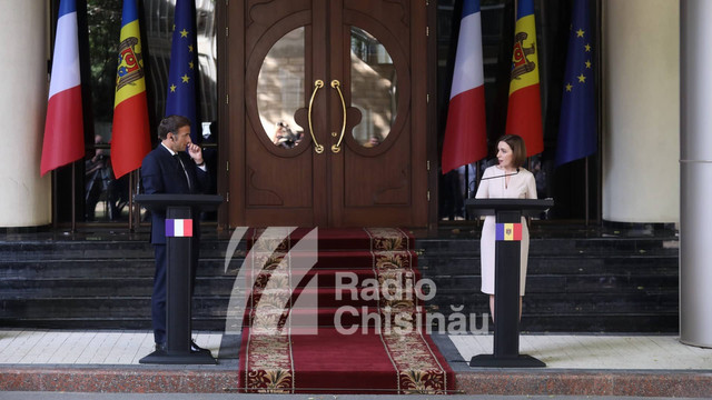 LIVE | Președinta Maia Sandu și președintele Franței, Emmanuel Macron, susțin o conferință de presă