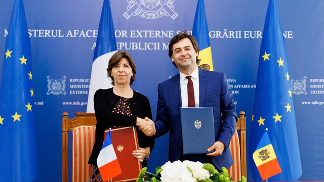 Au fost semnate mai multe documente bilaterale pentru fortificarea relației moldo-franceze
