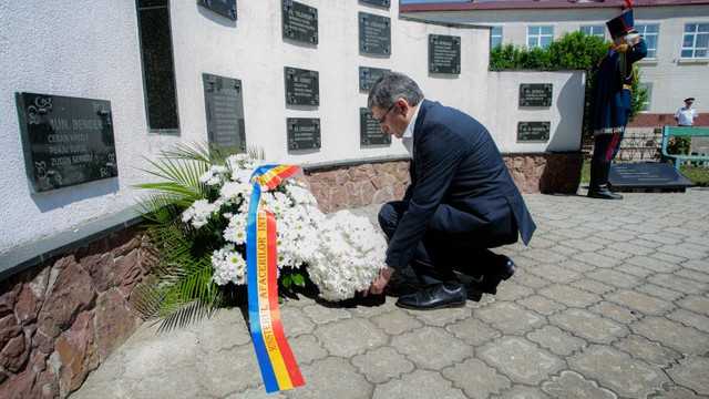Președintele Parlamentului, Igor Grosu, la 30 de ani de la luptele de pe platoul Varnița-Tighina: ”Să păstrăm cu orice preț pacea pentru care au luptat eroii noștri”
