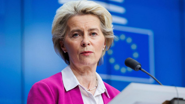 Președinta Comisiei Europene, Ursula von der Leyen, a îndemnat Ucraina să continue reformele anticorupție