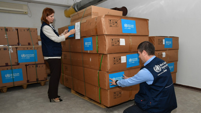 O nouă donație OMS pentru gestionarea crizei refugiaților din Ucraina și pandemia COVID-19 în valoare de 1 milion de dolari