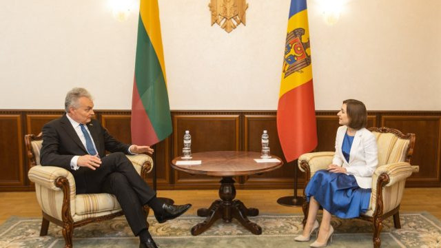 Președintele Lituaniei a confirmat sprijinul Lituaniei pentru aspirațiile europene ale Republicii Moldova