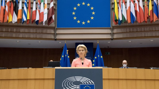 Ursula von der Leyen, în Parlamentul European: Republica Moldova merită să capete o perspectivă europeană și să i se acorde statutul de țară candidată la aderarea la UE