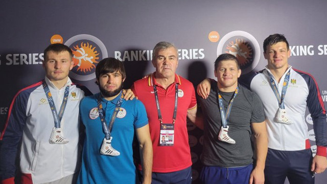Luptătorii moldoveni au obținut patru medalii la turneul de la Roma