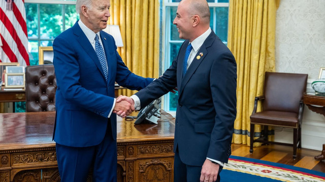 Ambasadorul României în SUA, Andrei Muraru, primit la Casa Albă de președintele american Joe Biden