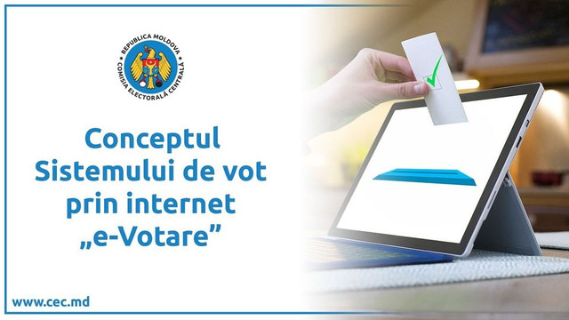 Conceptul sistemului de vot prin internet „e-Votare” a fost aprobat de CEC