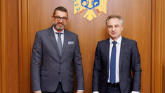Întrevedere a secretarului de stat Veaceslav Dobîndă cu ambasadorul agreat al României în Republica Moldova, Cristian Leon Țurcanu