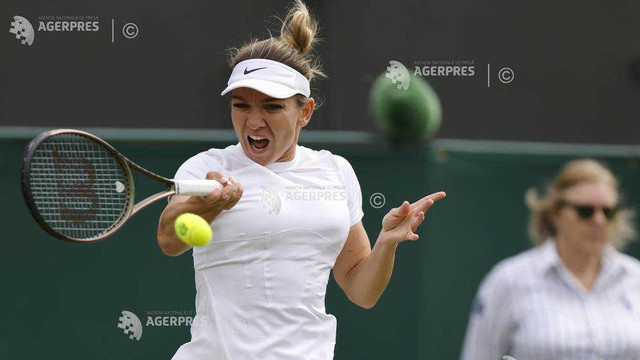 VIDEO: Simona Halep s-a calificat în optimi la Wimbledon