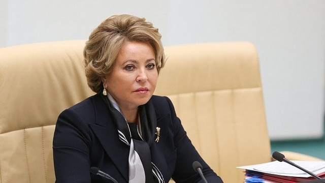 Șefa Consiliului Federației, Valentina Matvienko: Rusia consideră armele nucleare doar un factor de descurajare