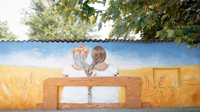 La Cahul a fost inaugurată o pictură murală în sprijinul refugiaților din Ucraina